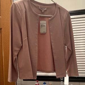 Elegant! NWT Philosophy light blush pink Women's Blazer size medium